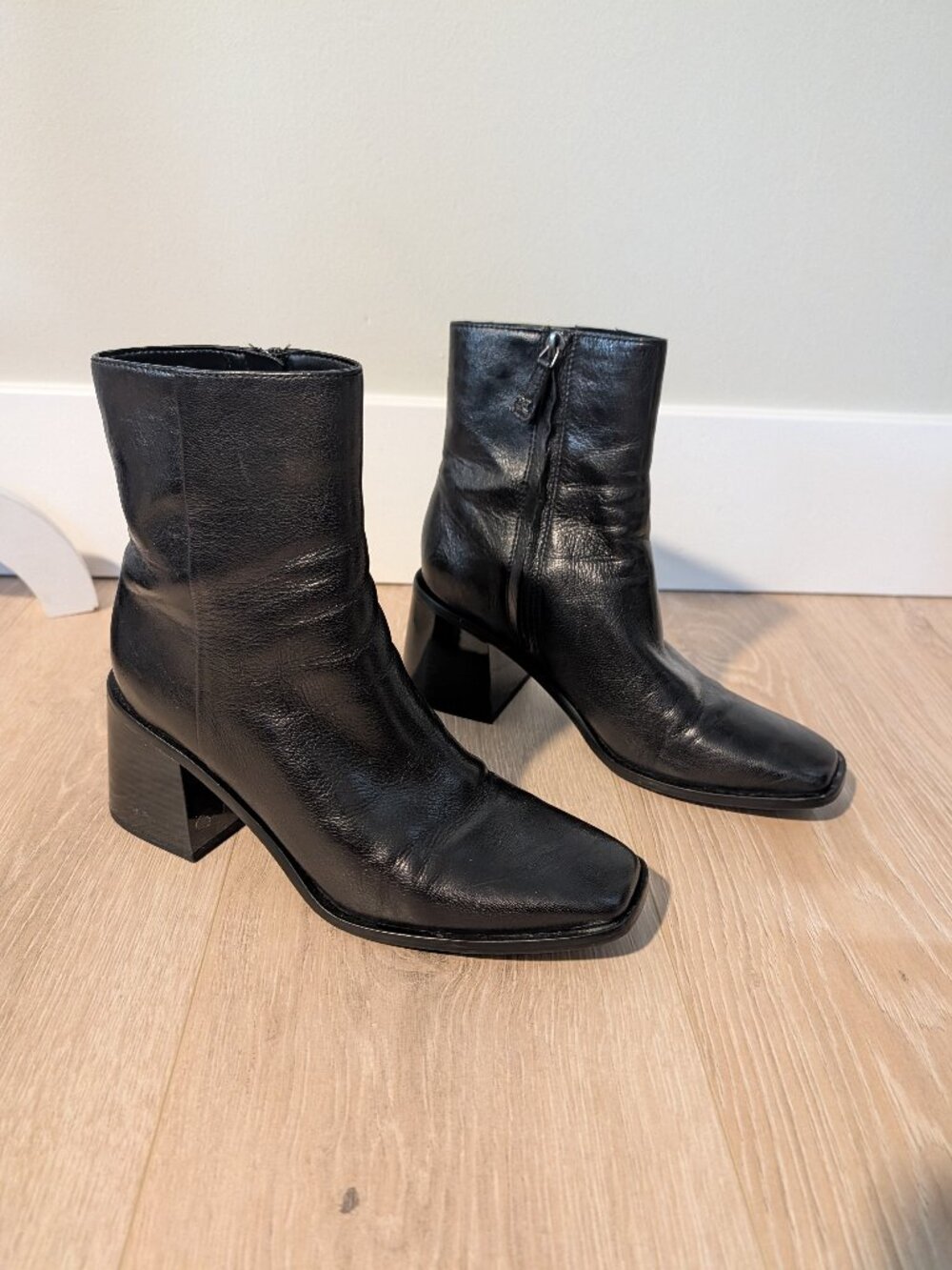 Sam Edelman Black Winnie Boots 38.5 (8)